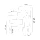 Sofa-Bed Set Aqua-TKM03-1008 Grey Atelier del Sofa Sofa-Bed Set Aqua-TKM03-1008 Grey