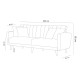 Sofa-Bed Set Aqua-TKM03-1008 Grey Atelier del Sofa Sofa-Bed Set Aqua-TKM03-1008 Grey