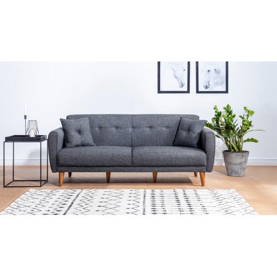 Atelier del Sofa Sofa-Bed Set Aria-TKM01-1053 Anthracite