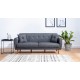 Atelier del Sofa Sofa-Bed Set Aria-TKM01-1053 Anthracite