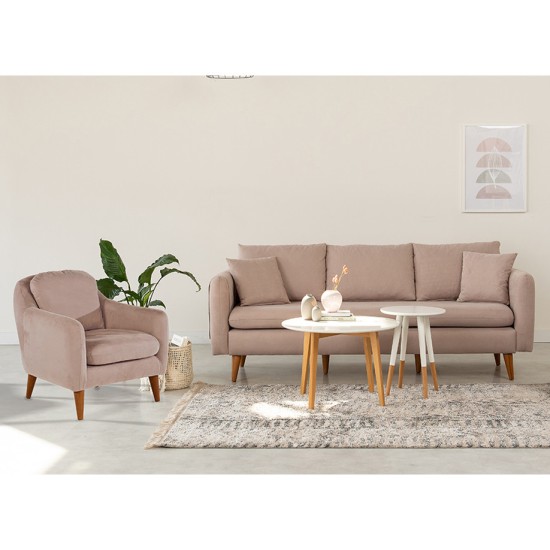 Sofa Set Sofia-TKM07-0900 Stone Atelier del Sofa Sofa Set Sofia-TKM07-0900 Stone