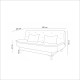 Sofa-Bed Set Santo-TKM01-1053 Anthracite Atelier del Sofa Sofa-Bed Set Santo-TKM01-1053 Anthracite