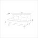 Sofa-Bed Set Santo-TKM01-1053 Anthracite Atelier del Sofa Sofa-Bed Set Santo-TKM01-1053 Anthracite