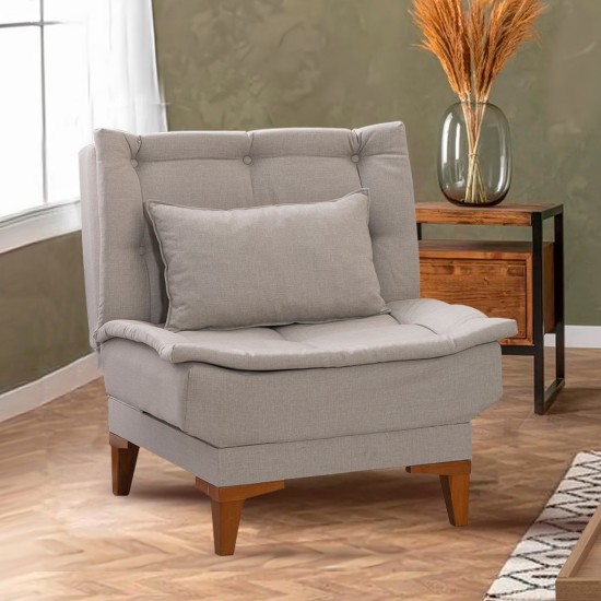 Wing Chair Santo - Cream Cream Wing Chair Santo - Cream Cream