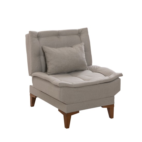 Wing Chair Santo - Cream Cream Wing Chair Santo - Cream Cream