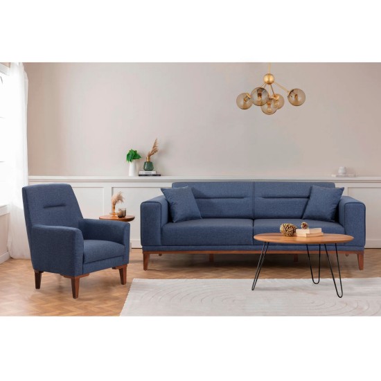 Sofa-Bed Set LİONES-TKM1-1048 Dark Blue Atelier del Sofa Sofa-Bed Set LİONES-TKM1-1048 Dark Blue
