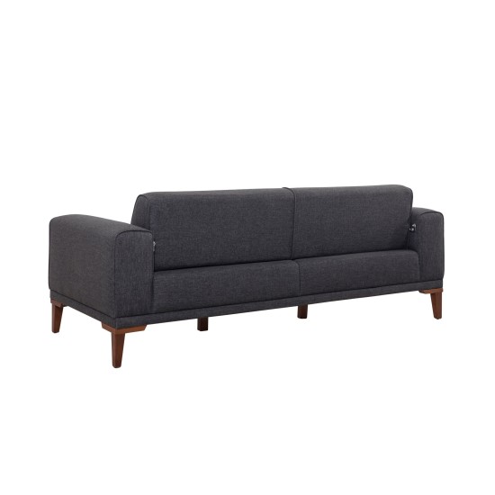 Sofa-Bed Set Liones 1053 - Anthracite Anthracite Atelier del Sofa Sofa-Bed Set Liones 1053 - Anthracite Anthracite