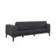 Sofa-Bed Set Liones 1053 - Anthracite Anthracite Atelier del Sofa Sofa-Bed Set Liones 1053 - Anthracite Anthracite