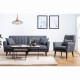 Atelier del Sofa Sofa-Bed Set AQUA-TAKIM1-S 1053 Anthracite