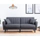 Atelier del Sofa Sofa-Bed Set AQUA-TAKIM1-S 1053 Anthracite
