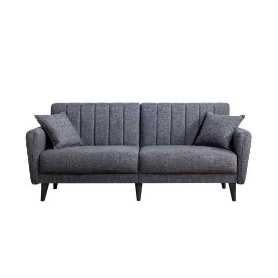Atelier del Sofa Sofa-Bed Set AQUA-TAKIM1-S 1053 Anthracite