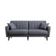 Atelier del Sofa Sofa-Bed Set AQUA-TAKIM1-S 1053 Anthracite