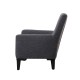 Wing Chair Liones-S - Anthracite Anthracite Wing Chair Liones-S - Anthracite Anthracite