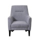 Wing Chair Liones-S - Grey Grey Wing Chair Liones-S - Grey Grey