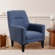 Wing Chair Liones-S - Navy Blue Navy Blue Wing Chair Liones-S - Navy Blue Navy Blue