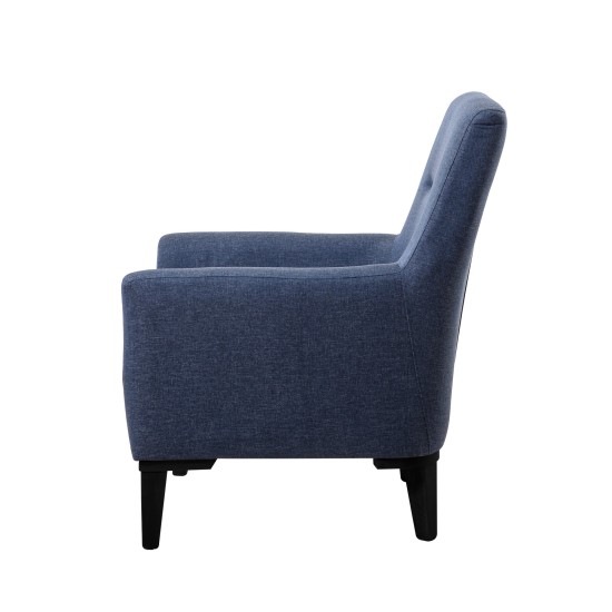 Wing Chair Liones-S - Navy Blue Navy Blue Wing Chair Liones-S - Navy Blue Navy Blue