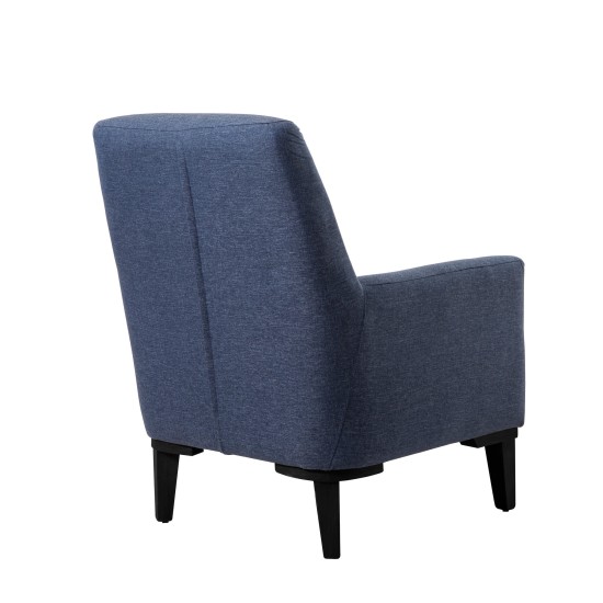 Wing Chair Liones-S - Navy Blue Navy Blue Wing Chair Liones-S - Navy Blue Navy Blue