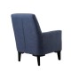 Wing Chair Liones-S - Navy Blue Navy Blue Wing Chair Liones-S - Navy Blue Navy Blue