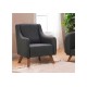 Wing Chair Hera - Anthracite Anthracite Wing Chair Hera - Anthracite Anthracite