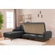 Corner Sofa-Bed Hera 1 Corner - Anthracite Anthracite