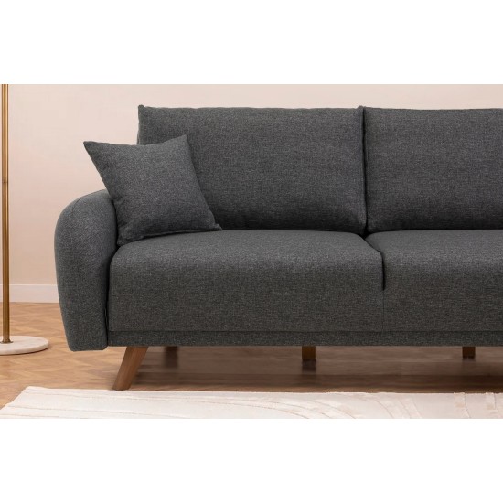 Corner Sofa-Bed Hera 1 Corner - Anthracite Anthracite
