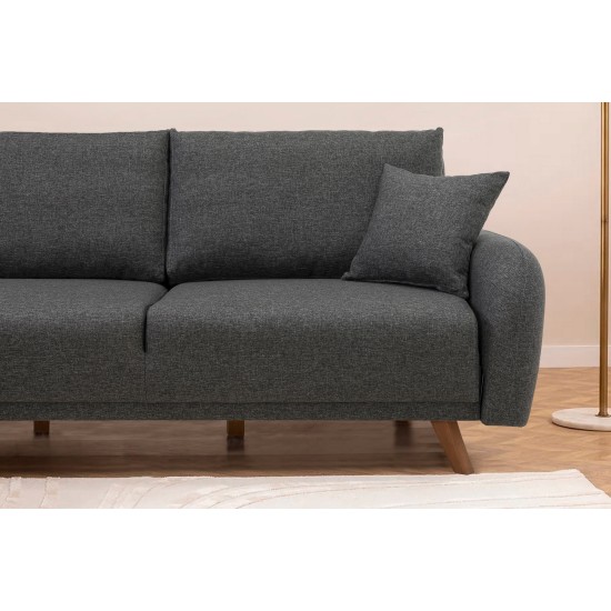 Corner Sofa-Bed Hera 1 Corner - Anthracite Anthracite