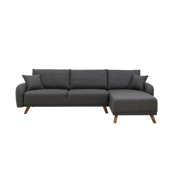 Corner Sofa-Bed Hera 1 Corner - Anthracite Anthracite
