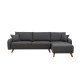 Corner Sofa-Bed Hera 1 Corner - Anthracite Anthracite