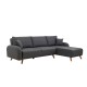 Corner Sofa-Bed Hera 1 Corner - Anthracite Anthracite