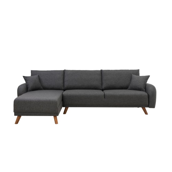 Corner Sofa-Bed Hera 1 Corner - Anthracite Anthracite