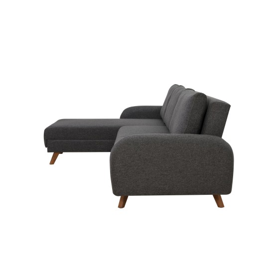 Corner Sofa-Bed Hera 1 Corner - Anthracite Anthracite