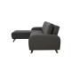 Corner Sofa-Bed Hera 1 Corner - Anthracite Anthracite