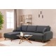 Corner Sofa-Bed Hera 1 Corner - Anthracite Anthracite