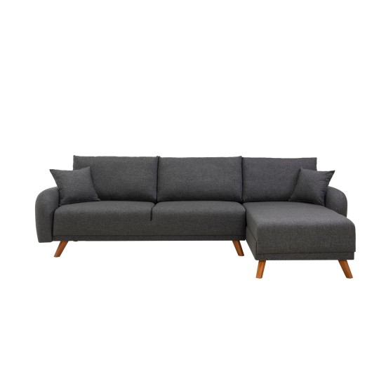 Corner Sofa-Bed Hera 2 Corner - Anthracite Anthracite