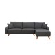 Corner Sofa-Bed Hera 2 Corner - Anthracite Anthracite
