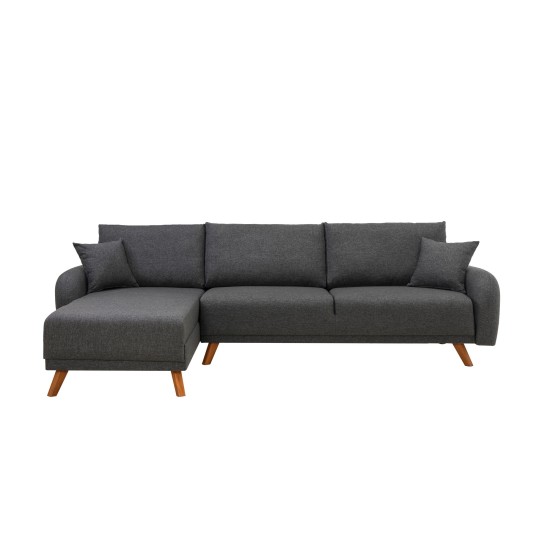 Corner Sofa-Bed Hera 2 Corner - Anthracite Anthracite