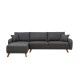 Corner Sofa-Bed Hera 2 Corner - Anthracite Anthracite