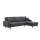 Corner Sofa-Bed Hera 2 Corner - Anthracite Anthracite