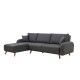 Corner Sofa-Bed Hera 2 Corner - Anthracite Anthracite