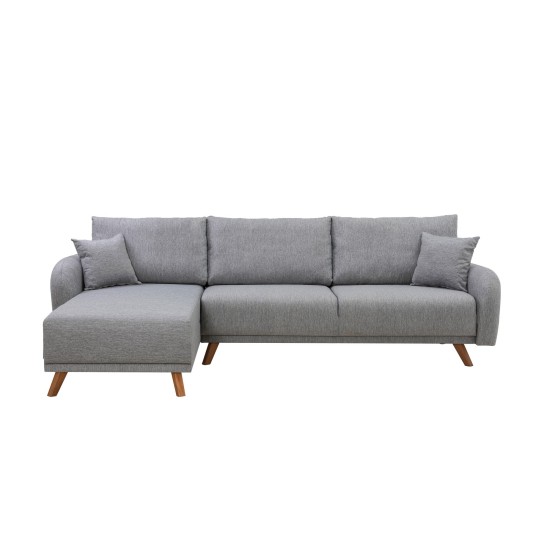 Corner Sofa-Bed Hera 1 Corner - Grey Grey Corner Sofa-Bed Hera 1 Corner - Grey Grey