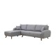 Corner Sofa-Bed Hera 1 Corner - Grey Grey Corner Sofa-Bed Hera 1 Corner - Grey Grey