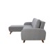 Corner Sofa-Bed Hera 1 Corner - Grey Grey Corner Sofa-Bed Hera 1 Corner - Grey Grey