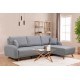 Corner Sofa-Bed Hera 1 Corner - Grey Grey Corner Sofa-Bed Hera 1 Corner - Grey Grey