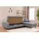 Corner Sofa-Bed Hera 1 Corner - Grey Grey Corner Sofa-Bed Hera 1 Corner - Grey Grey