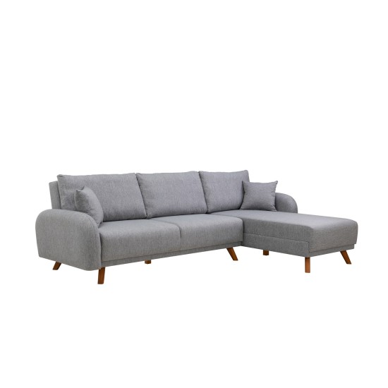 Corner Sofa-Bed Hera 2 Corner - Grey Grey Corner Sofa-Bed Hera 2 Corner - Grey Grey