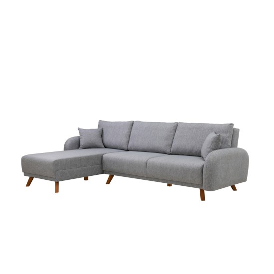 Corner Sofa-Bed Hera 2 Corner - Grey Grey Corner Sofa-Bed Hera 2 Corner - Grey Grey
