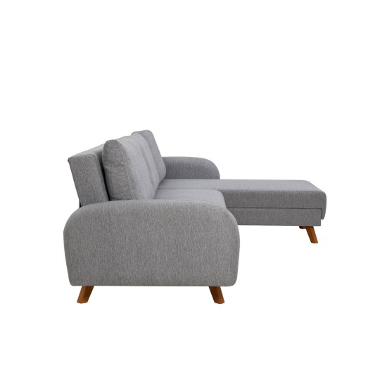 Corner Sofa-Bed Hera 2 Corner - Grey Grey Corner Sofa-Bed Hera 2 Corner - Grey Grey
