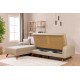 Corner Sofa-Bed Hera 2 Corner - Cream Cream Corner Sofa-Bed Hera 2 Corner - Cream Cream