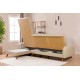 Corner Sofa-Bed Hera 2 Corner - Cream Cream Corner Sofa-Bed Hera 2 Corner - Cream Cream