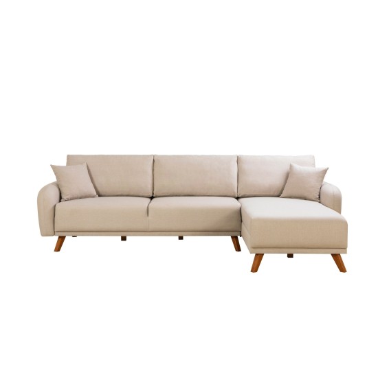 Corner Sofa-Bed Hera 2 Corner - Cream Cream Corner Sofa-Bed Hera 2 Corner - Cream Cream